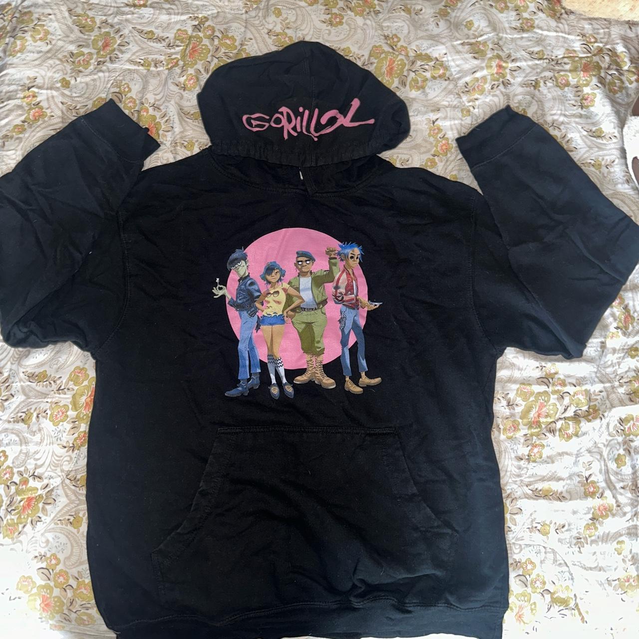 Gorillaz Hoodie #Gorillaz #hoodie #black - Depop