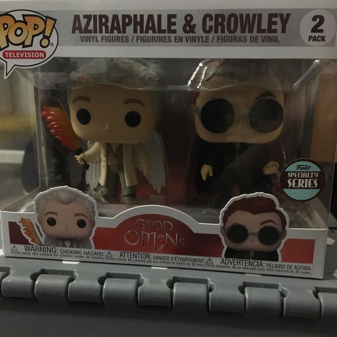 Good Omens Aziraphale And Crowley Funko Pop Depop 5611