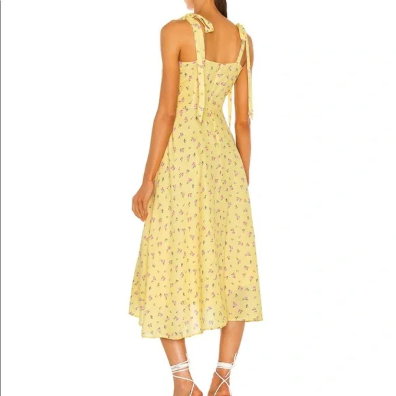 bardot x yellow dress