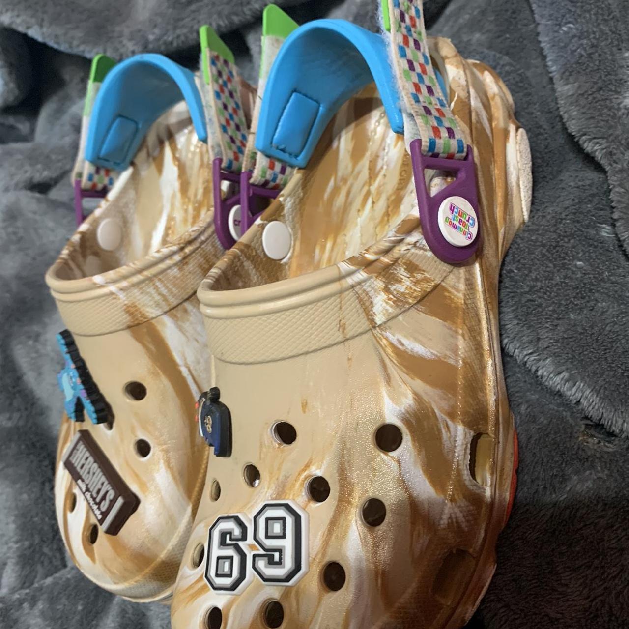 cinnamon toast crunch croc clogs sz 4 mens 6 womens Depop