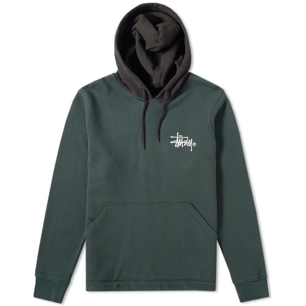 Stussy Two Tone Hoodie Green Stussy Two Tone Online Hoodie Green