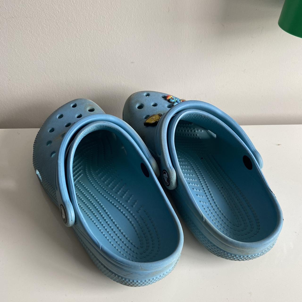 Size 5 crocs dirty can be easily cleaned Depop