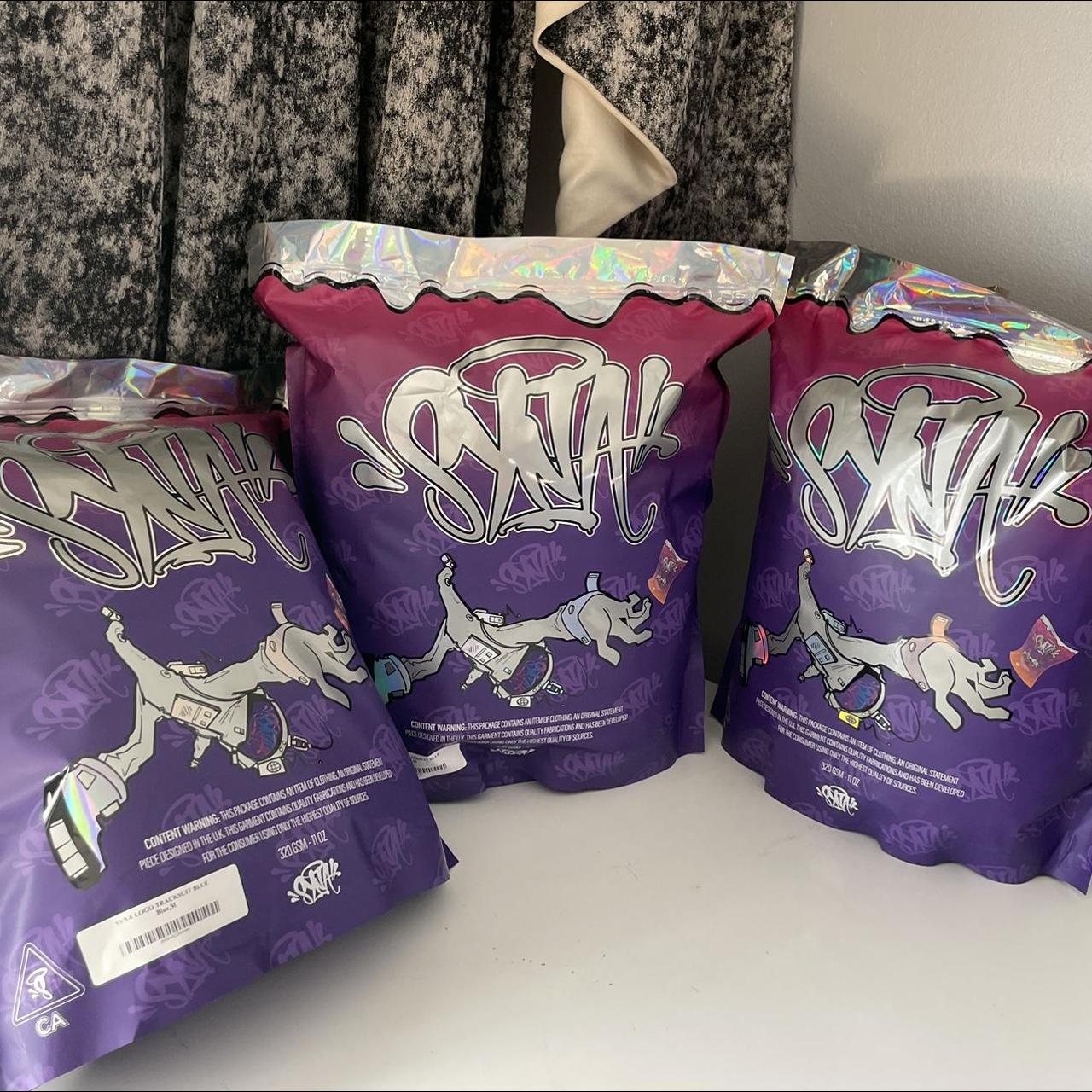 Syna World Tracksuit - Central Cee Exclusive - Blue... - Depop