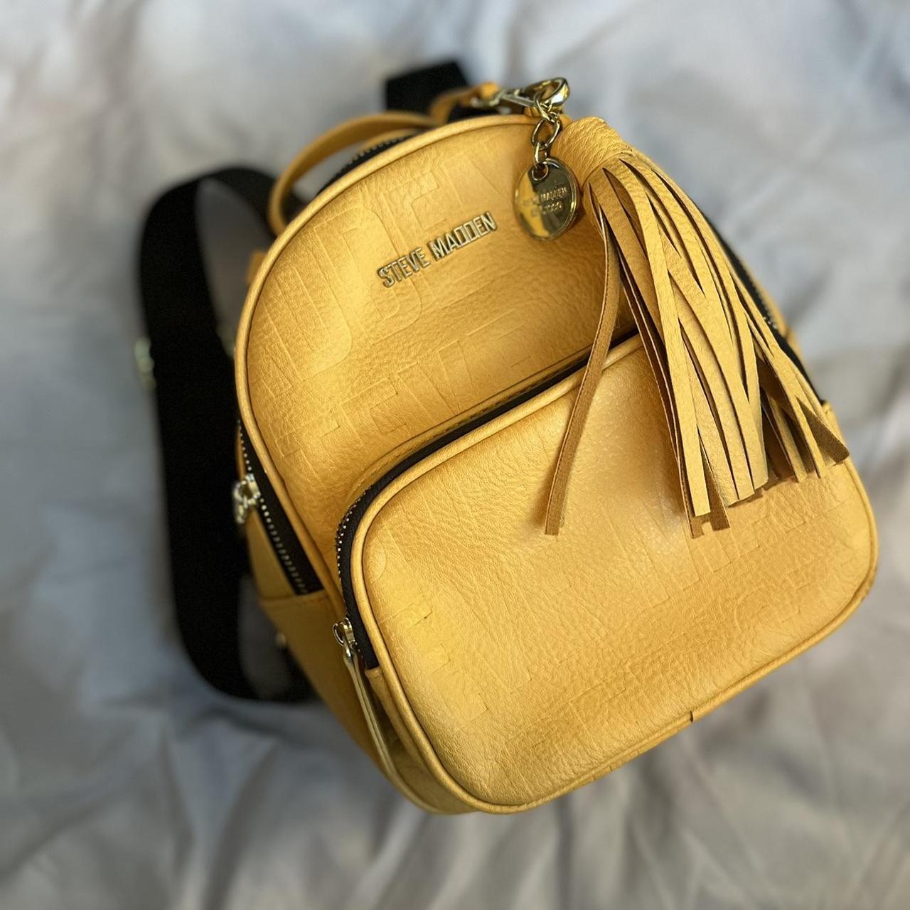 Steve madden hot sale yellow backpack