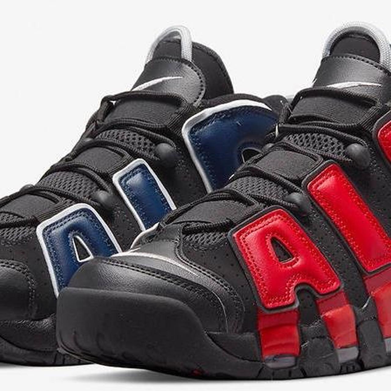 uptempo red navy camo