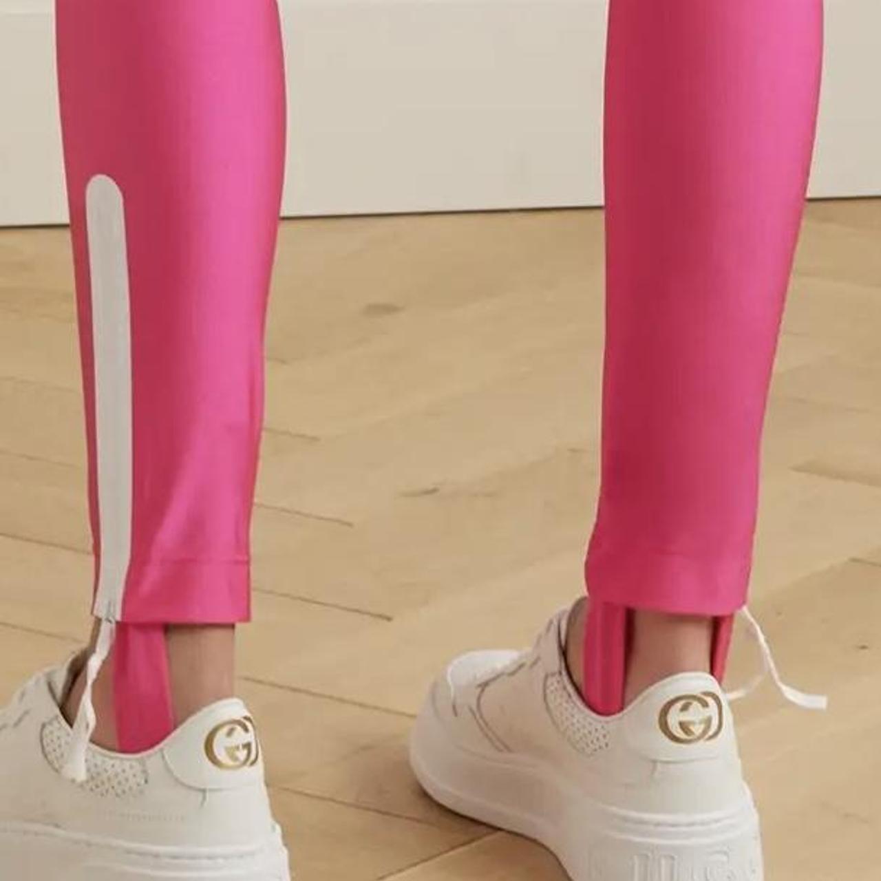 Pink Gucci leggings size S worn once like new. 100% | Depop