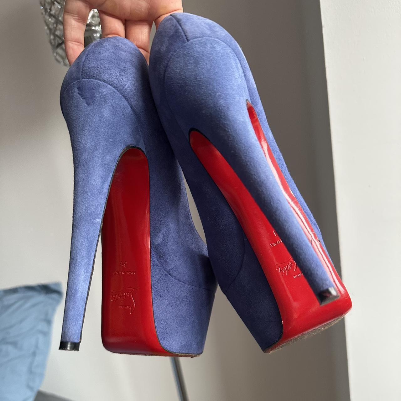 Sexy Louboutin heels size 38.5 peep toe. Wore these | Depop Sexy Louboutin heels size 38.5 peep toe. Wore these | Depop