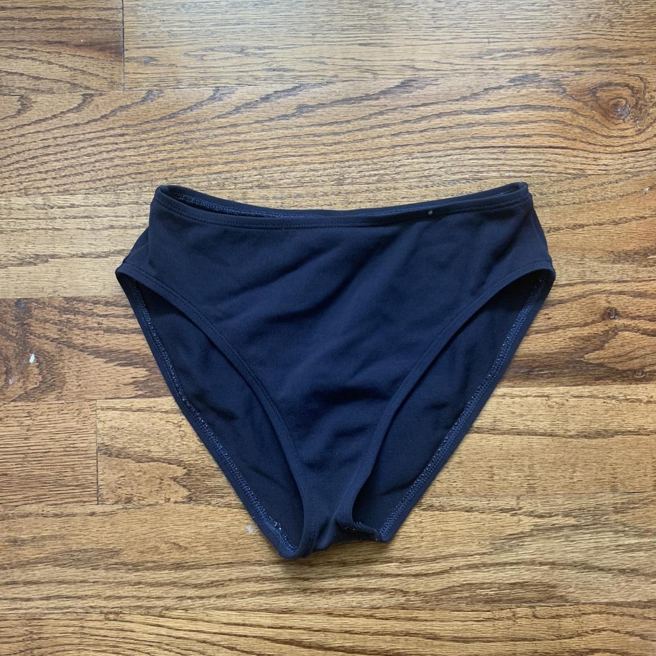 Nautica Navy Blue Bathinsuit Bottom Size... Depop