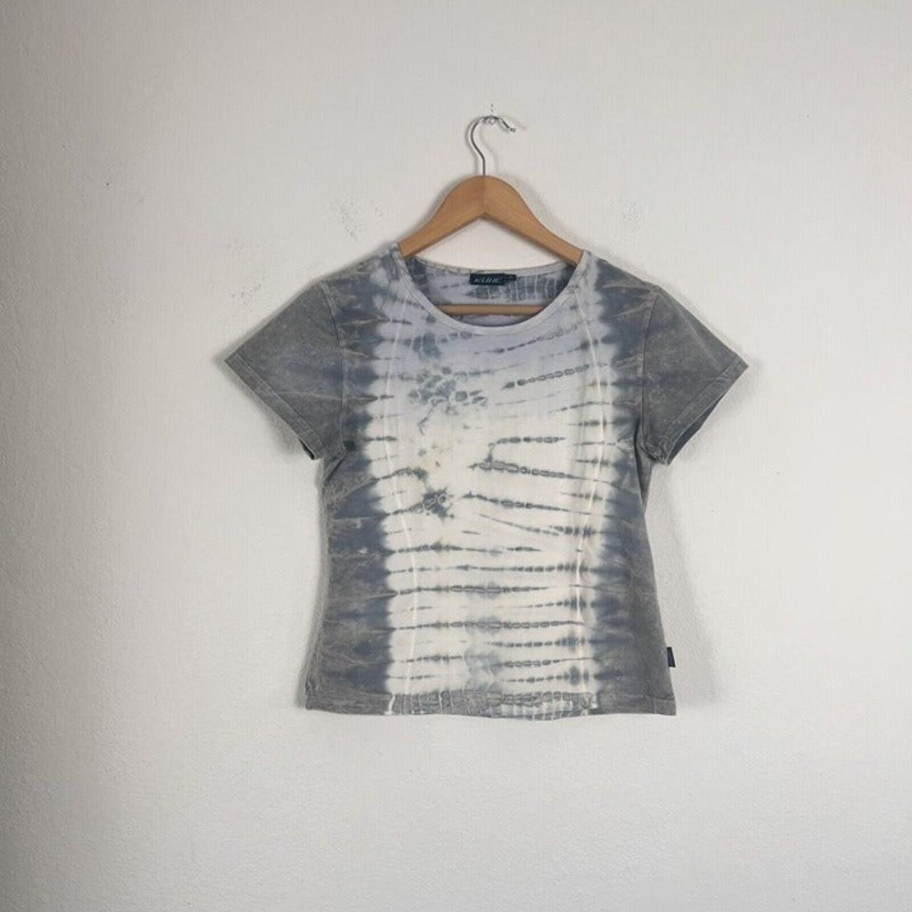 Kuhl Womens Short Sleeve Tee Shirt Knit Gray & Blue