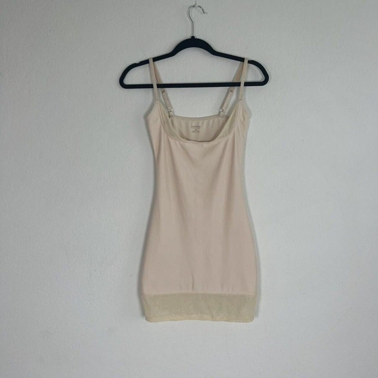 Yummie Womens Nude Bustless Slip Dress Shapewear... Depop