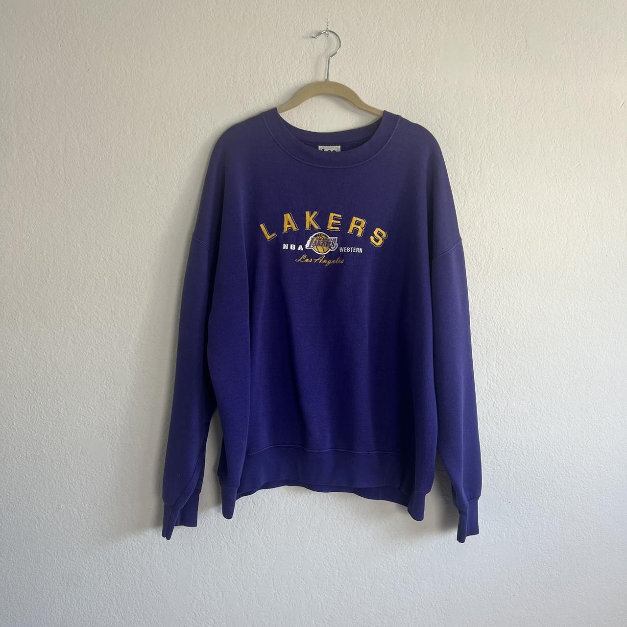 NBA (Lee) - Los Angeles Lakers Crew Neck Sweatshirt 1990s Medium