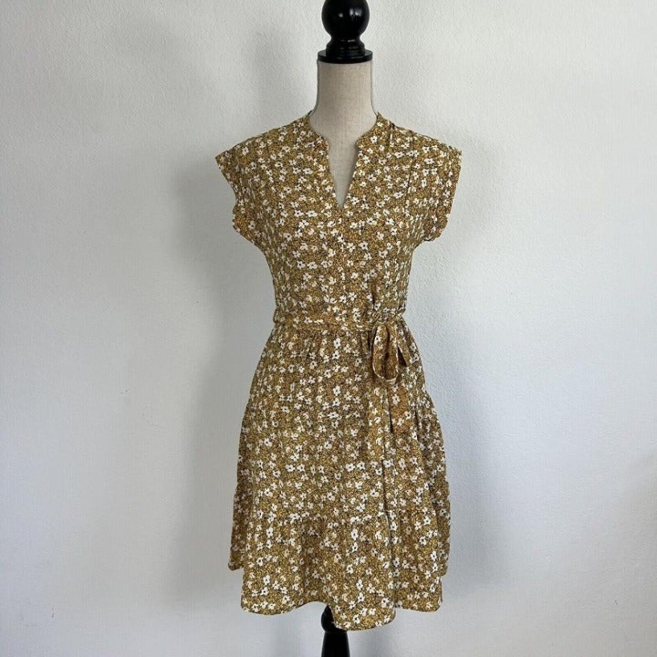 Monteau yellow hot sale dress