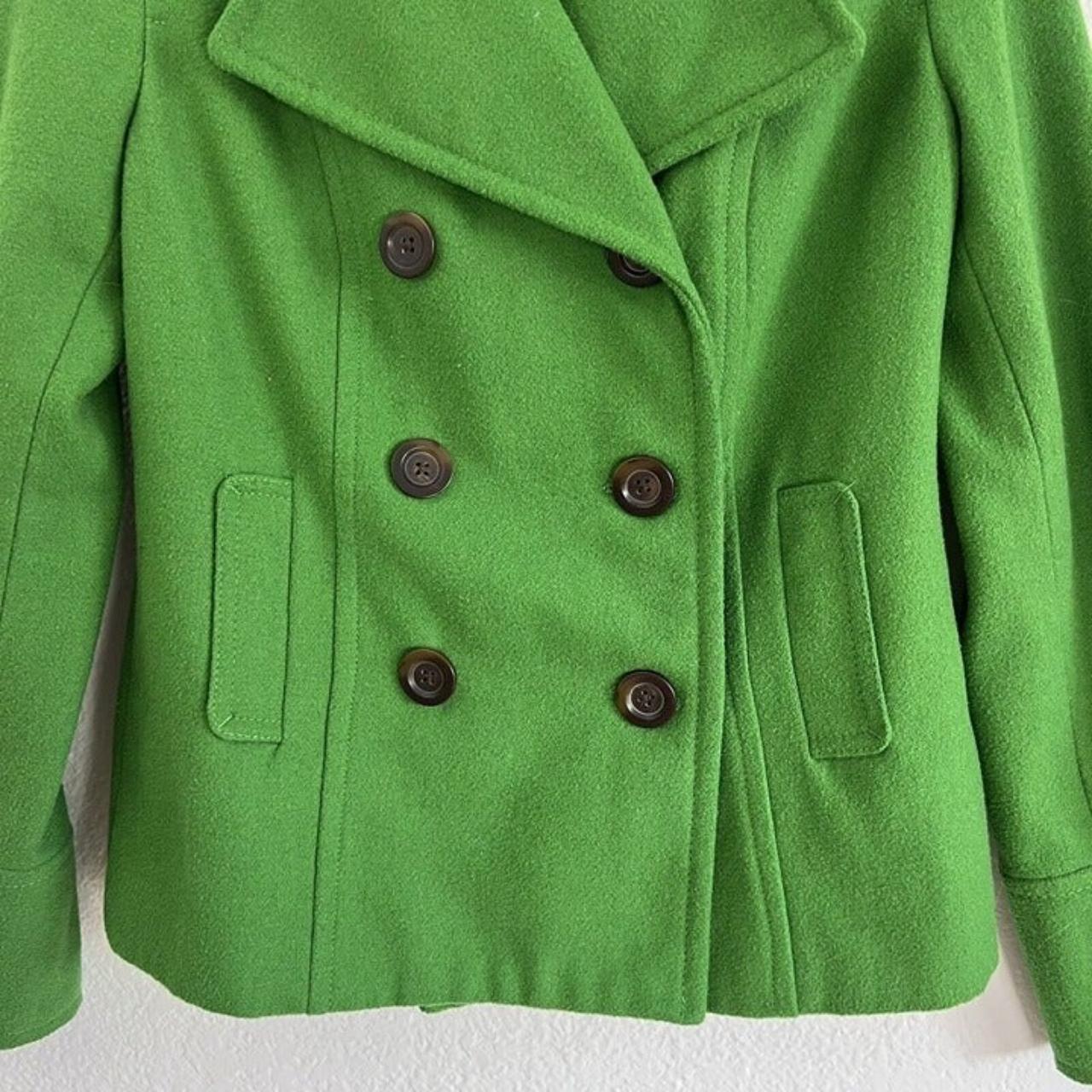 Kelly green womens pea coat hotsell