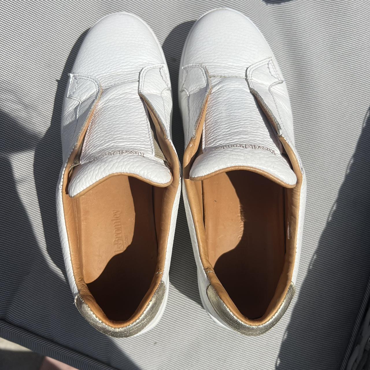 Russell & Bromley Flatform Laceless Sneaker - Open... - Depop