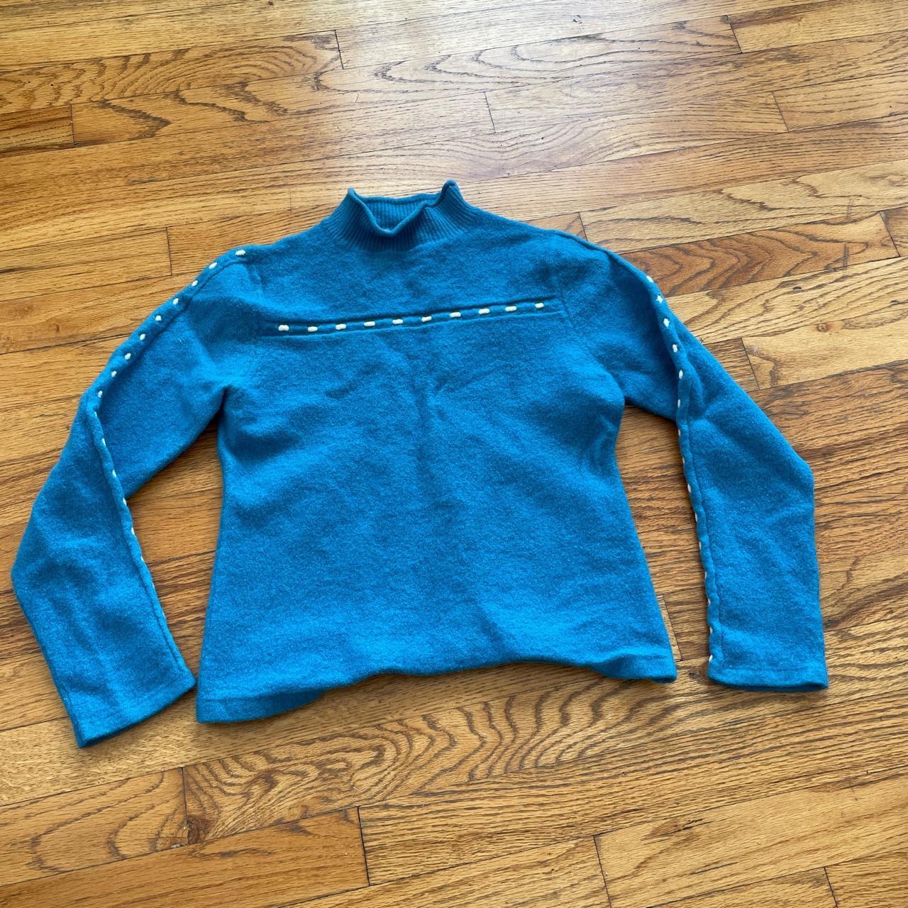 Women's Blue Jumper Depop