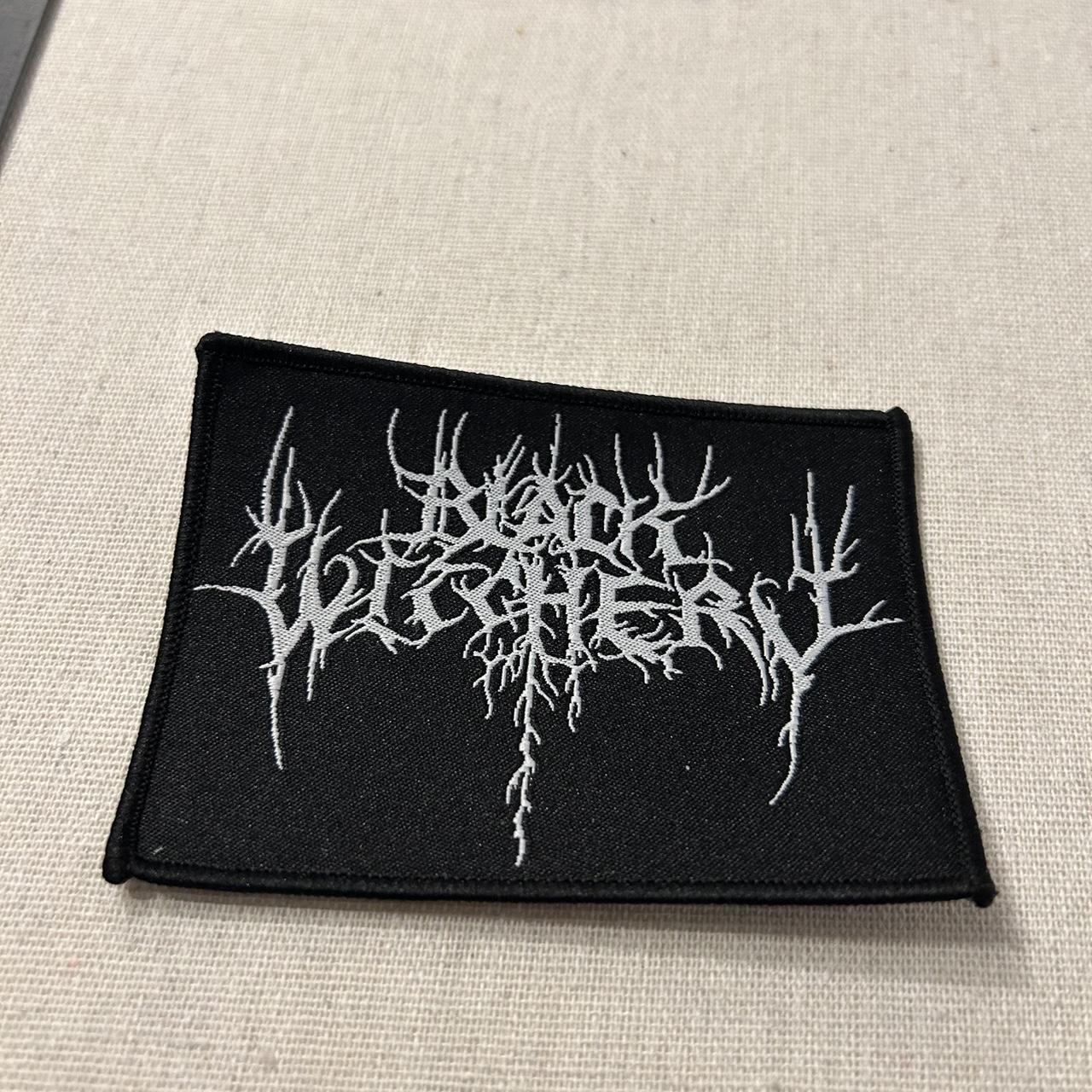 BLACK WITCHERY - logo Brand new patch - Depop