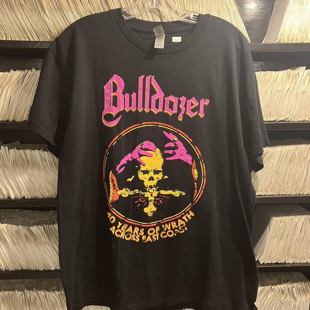 BULLDOZER - 40 years of wrath Lightly used tshirt... - Depop