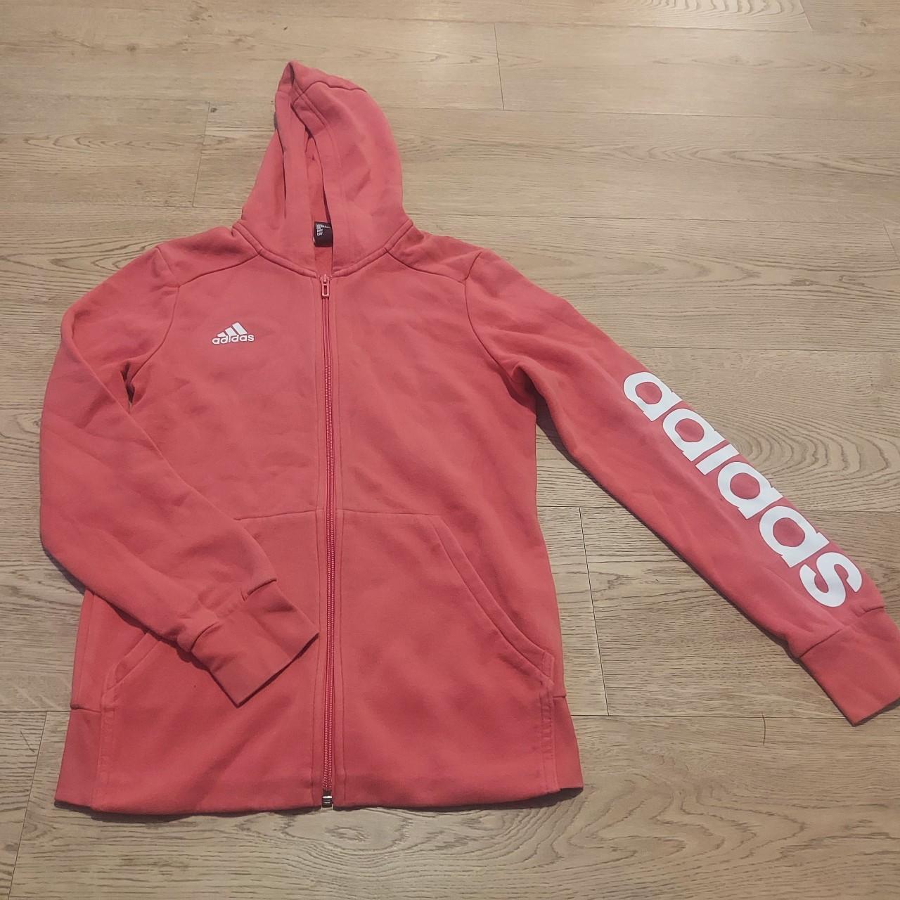 Adidas Pink Hoodie | Depop