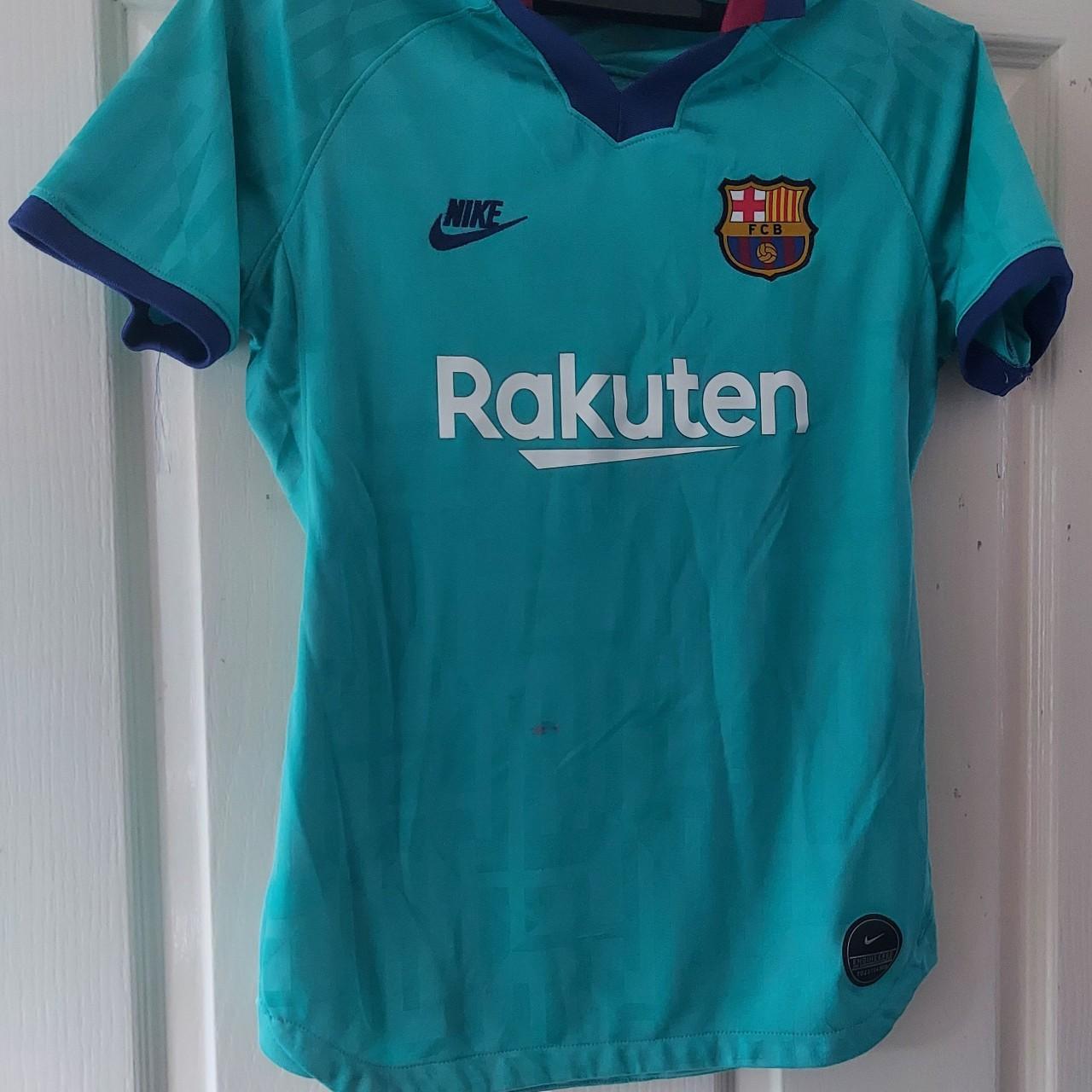 Ladies Barcelona Nike Football Shirt Authentic VGC... - Depop