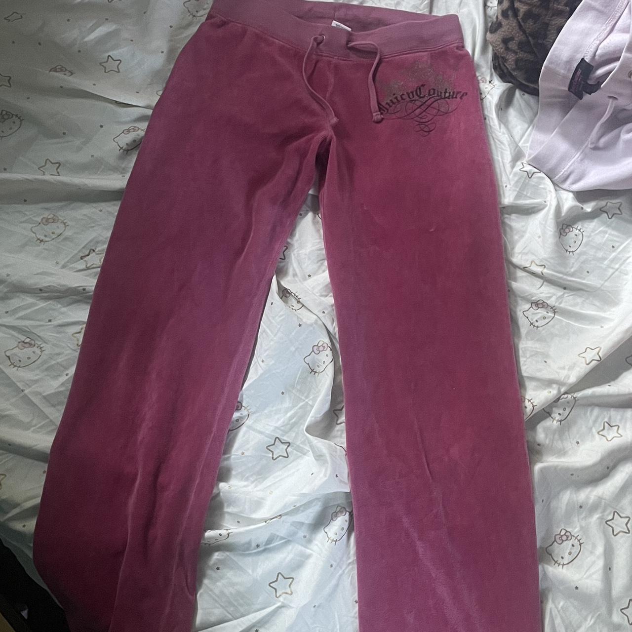 Juicy couture hot pink pants size 10 youth Good... - Depop