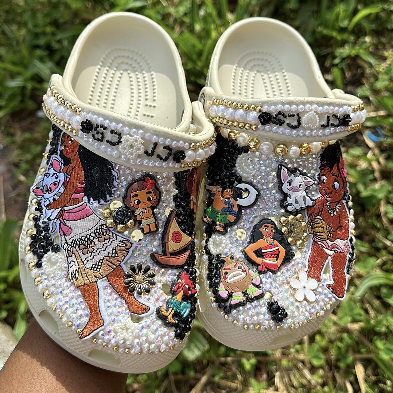 Custom baby moana guarantee crocs