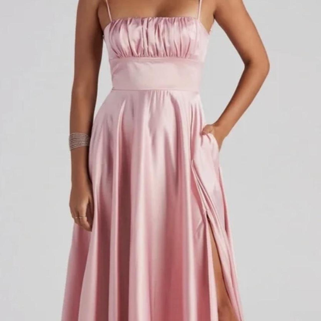 Windsor Women's Pink Dress Depop