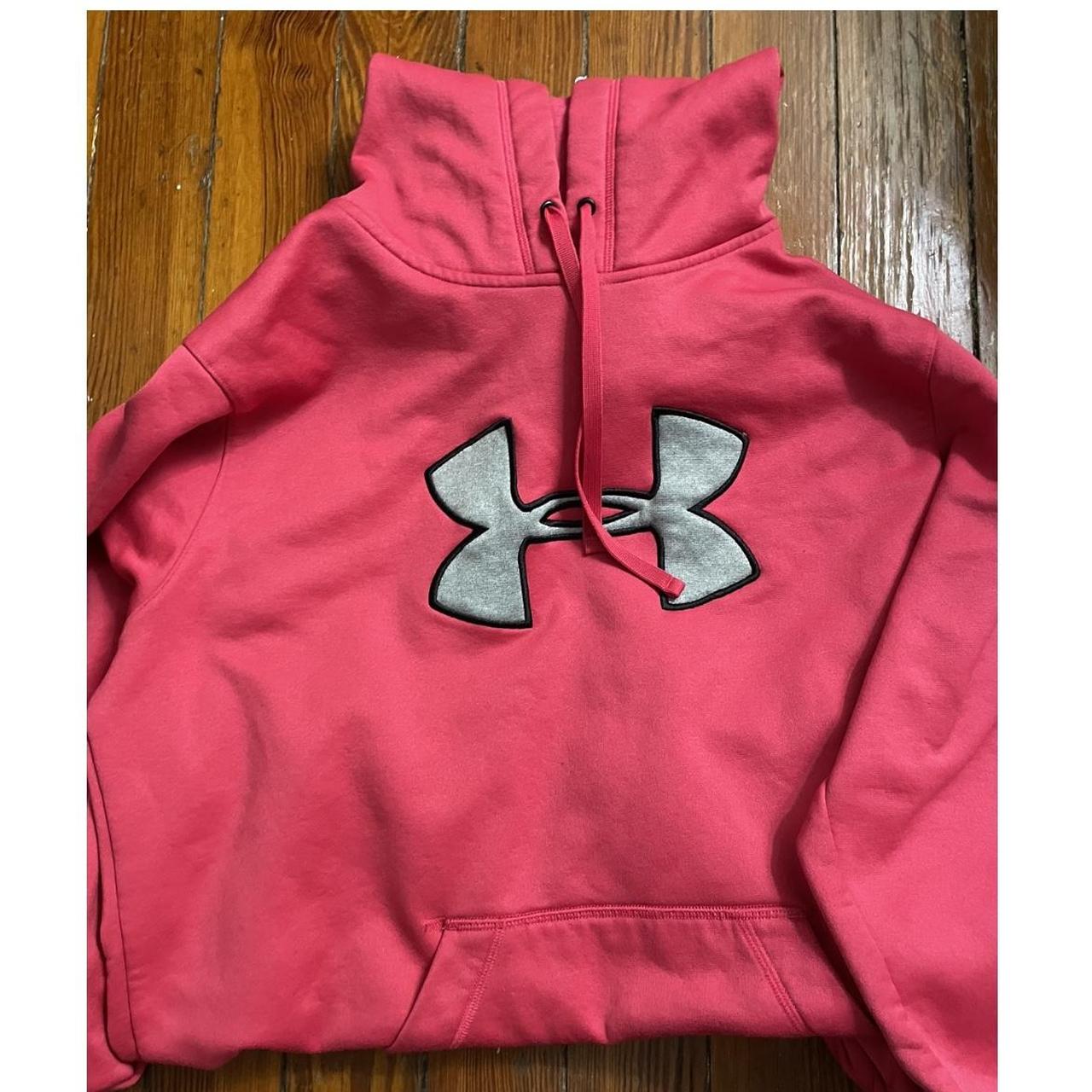 Pink under deals armour hoodie