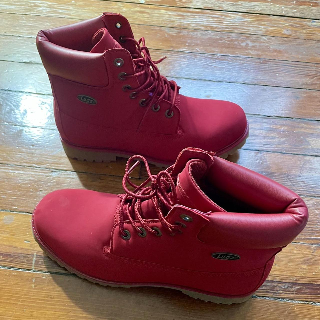 lugz red boots