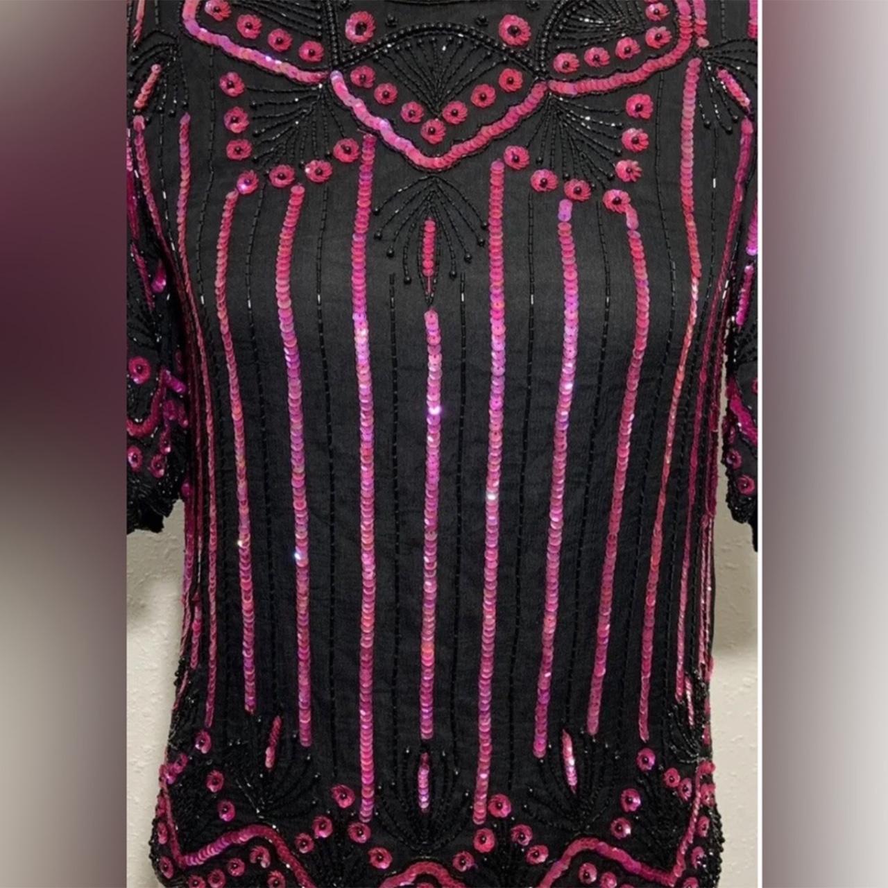 Scala Women's Blouse - Black/Multi - S – Scala Vi… - image 3