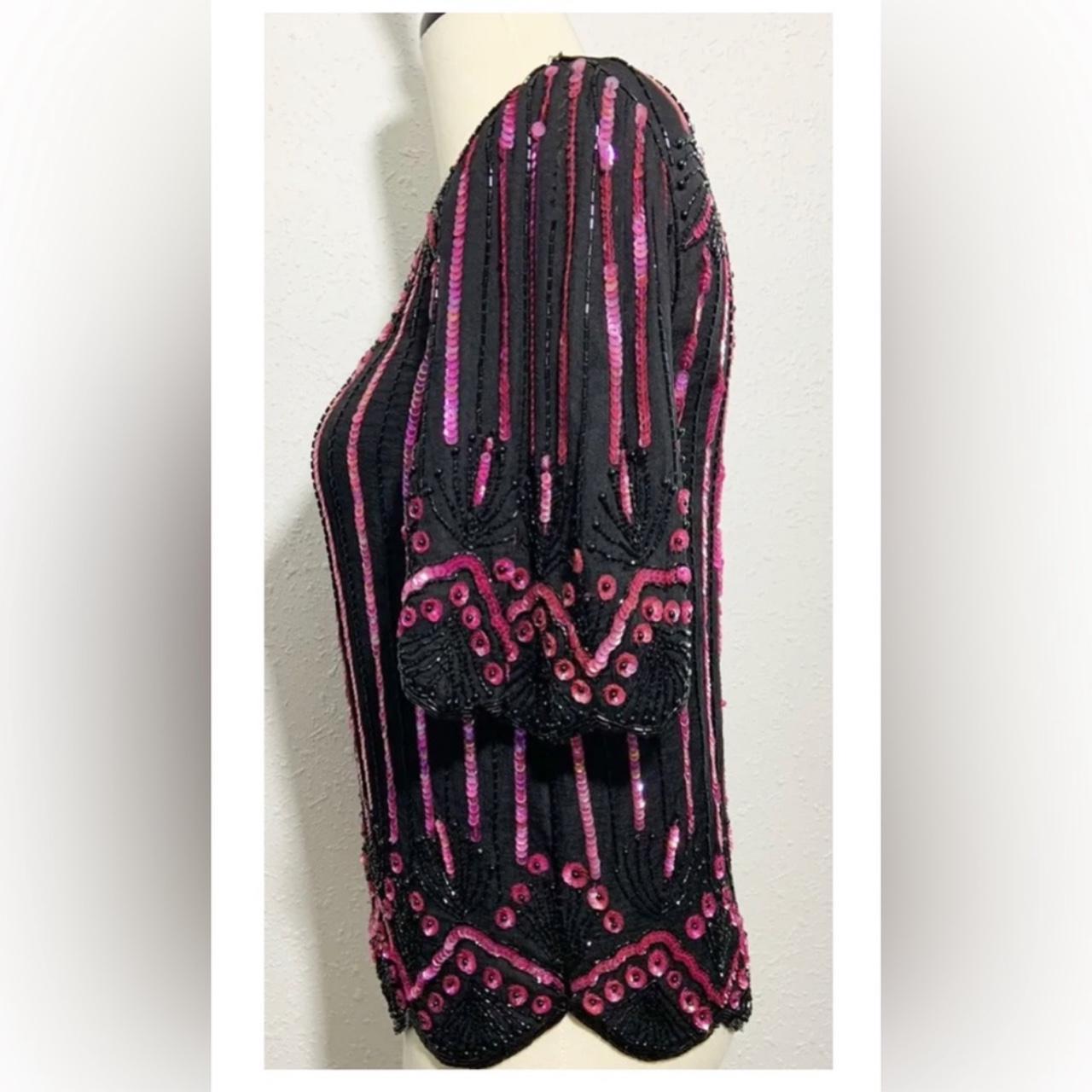 Scala Women's Blouse - Black/Multi - S – Scala Vi… - image 4