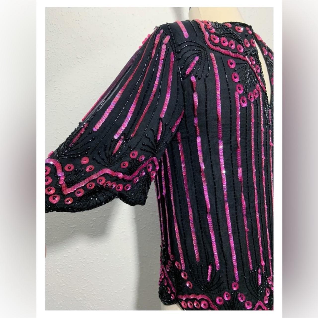 Scala Women's Blouse - Black/Multi - S – Scala Vi… - image 5