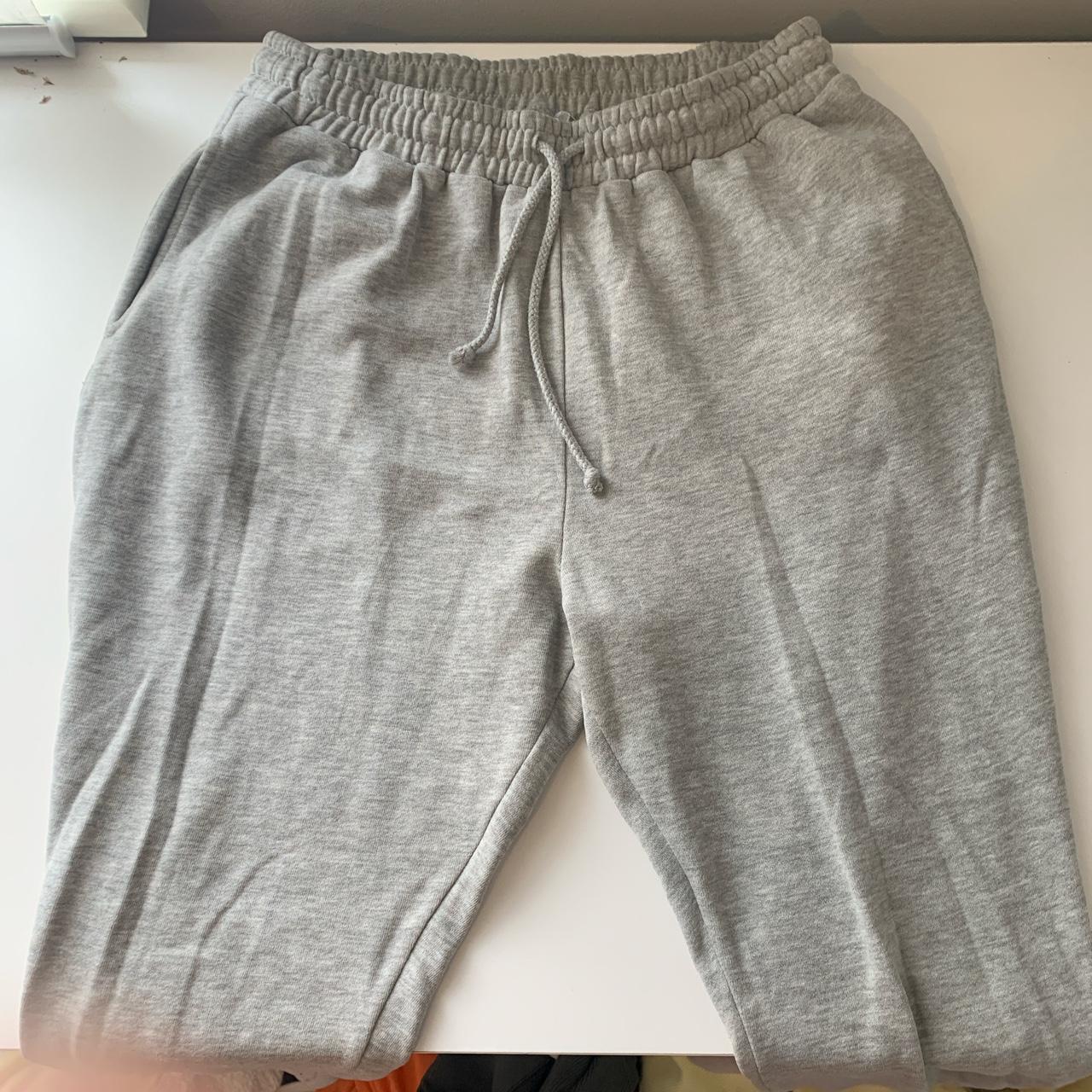 Supre grey tracksuit pants Size L, tag/label has... - Depop