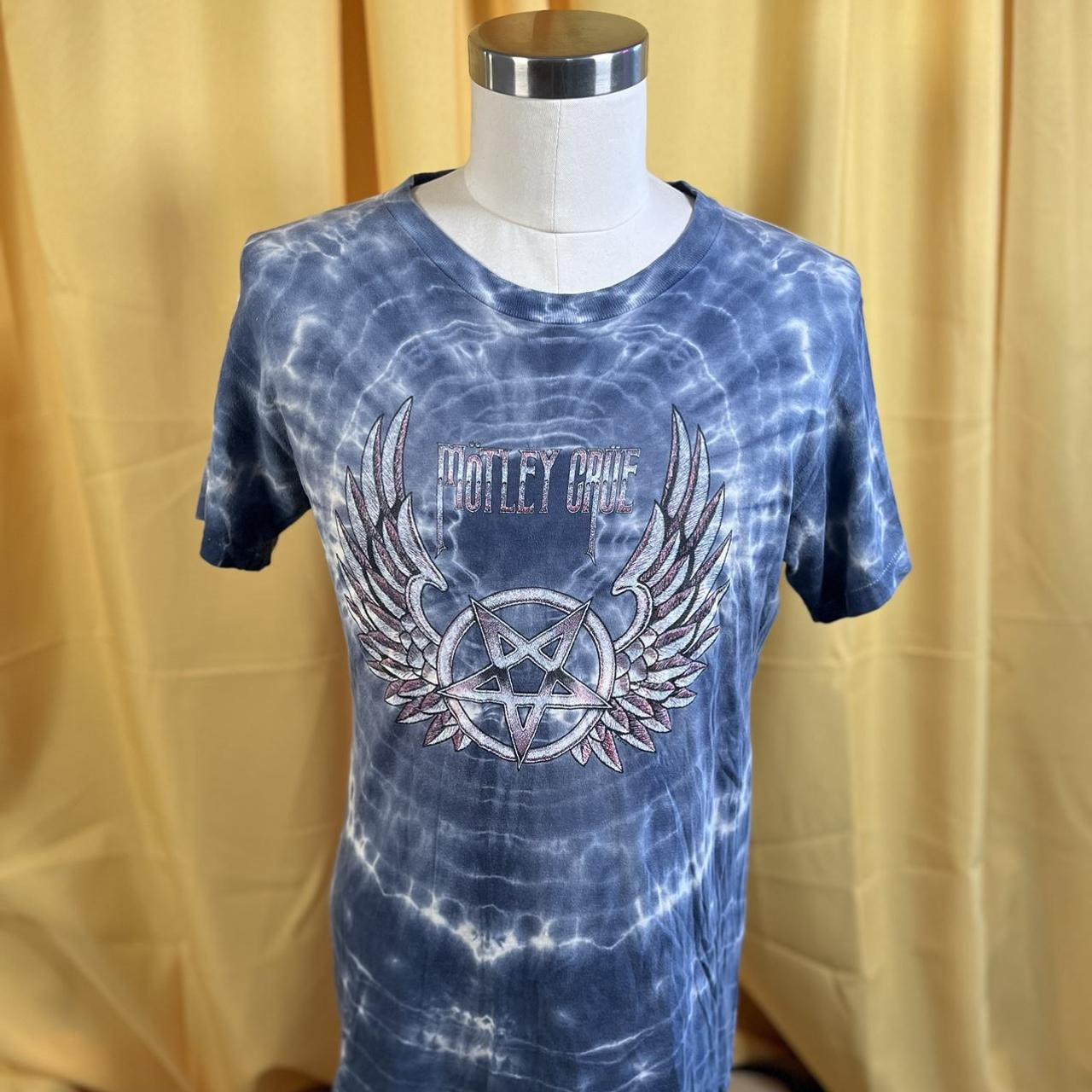 motley crue tie dye t shirt