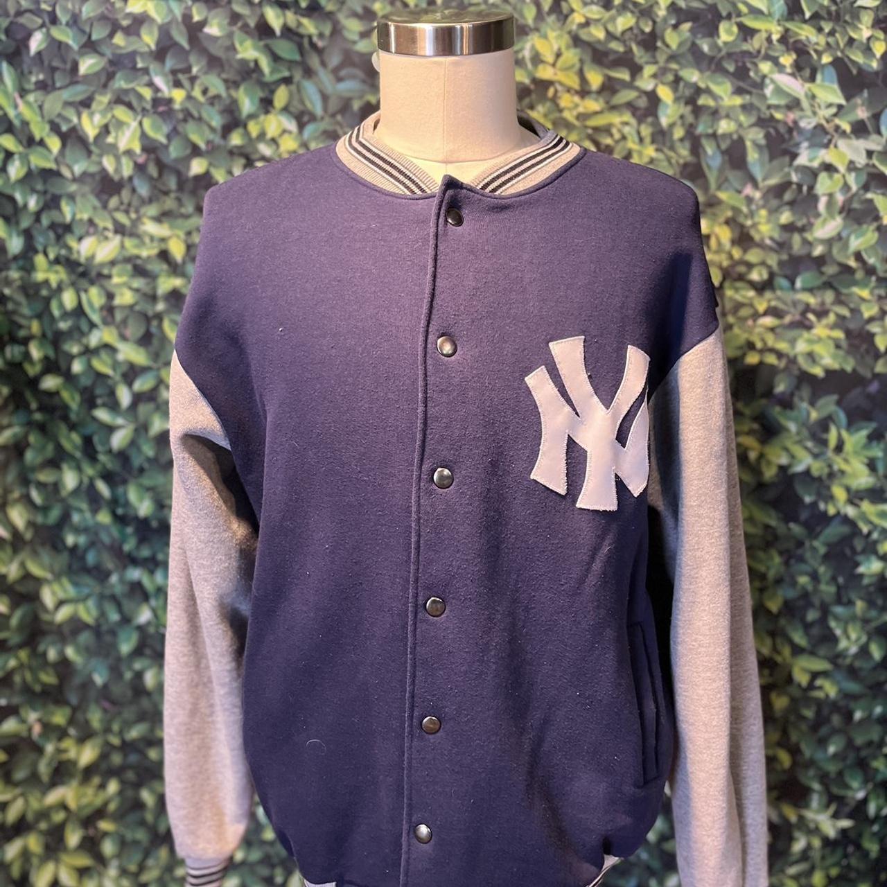 Vintage 90s Majestic New York Yankees Bomber Mens... - Depop