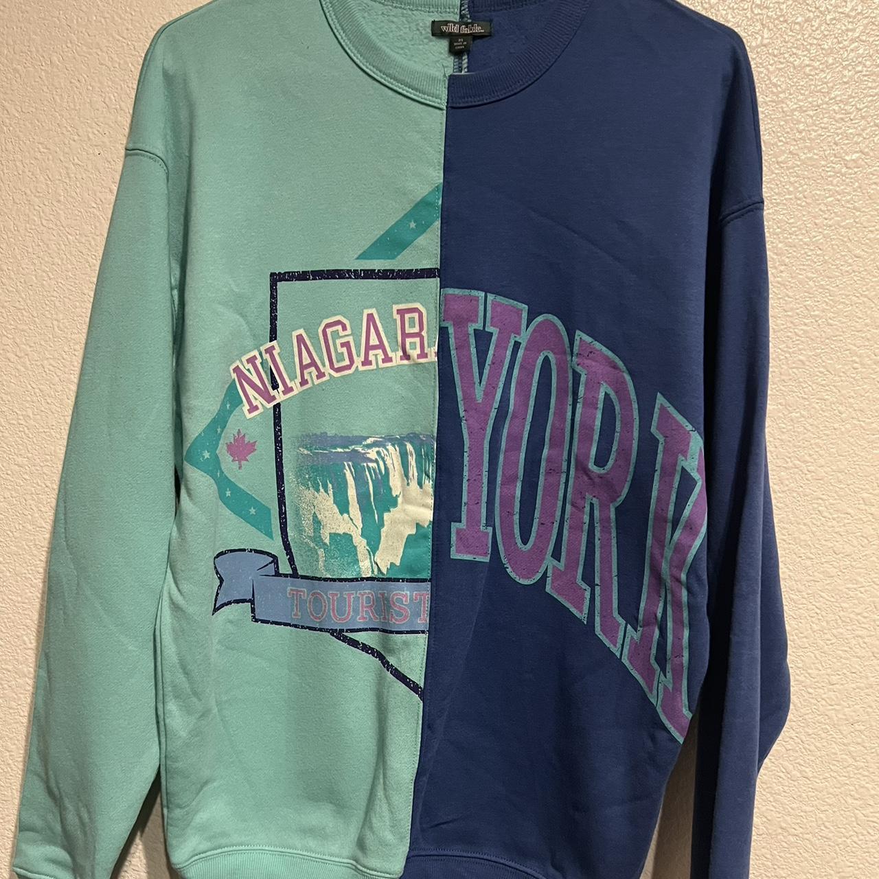 Wild Fable Niagar New York Sweatshirt Crewneck, Men's Fashion