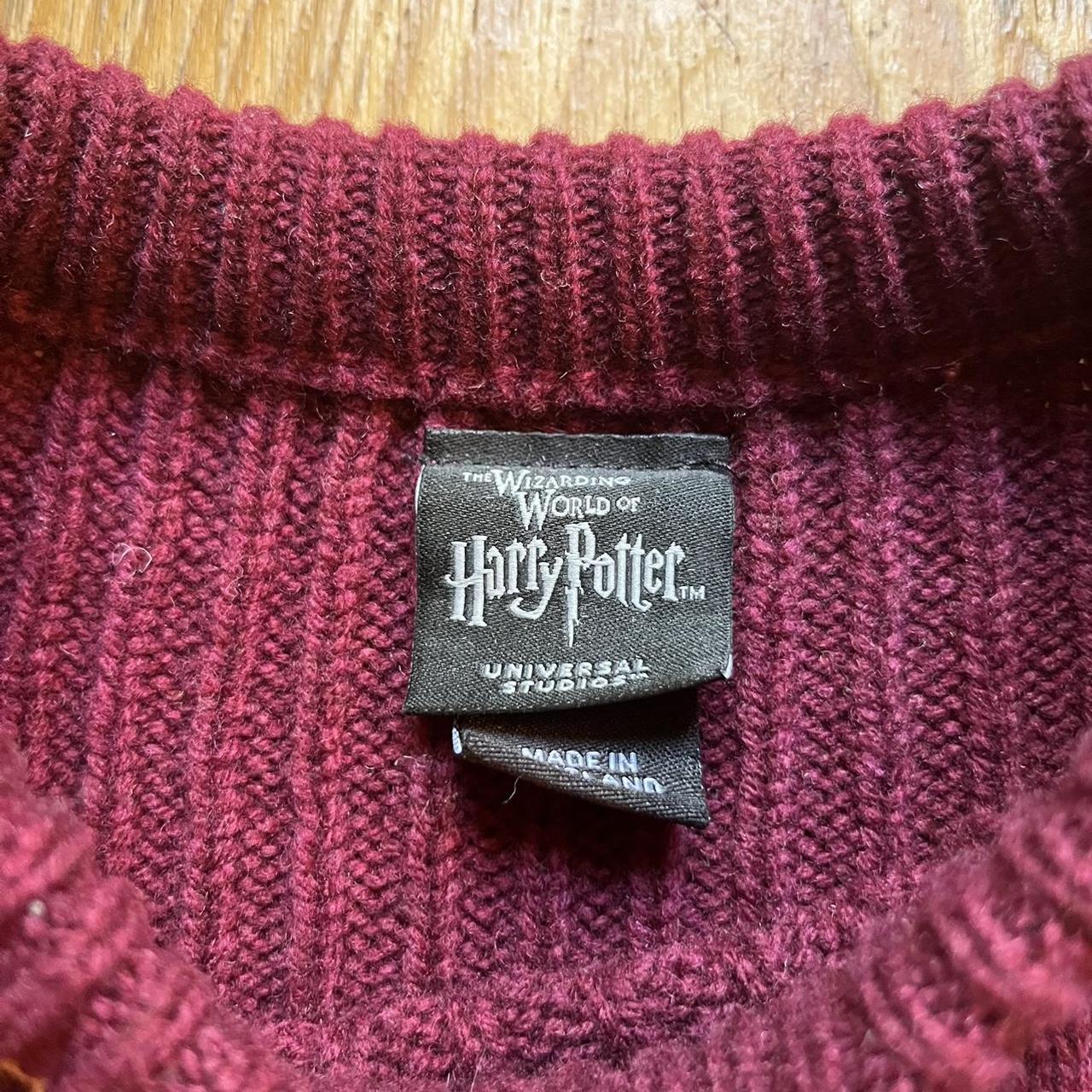 Harry potter gryffindor sweater from universal... - Depop