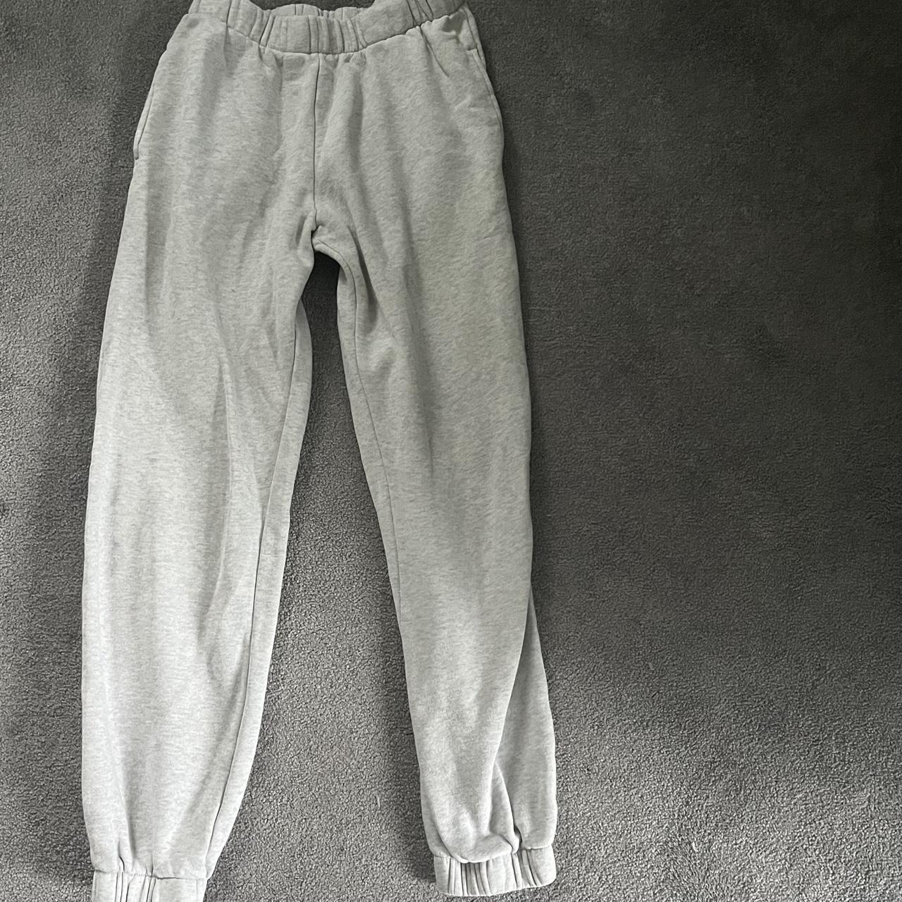 Brandy Melville Anastasia Sweatpants- light heather... - Depop