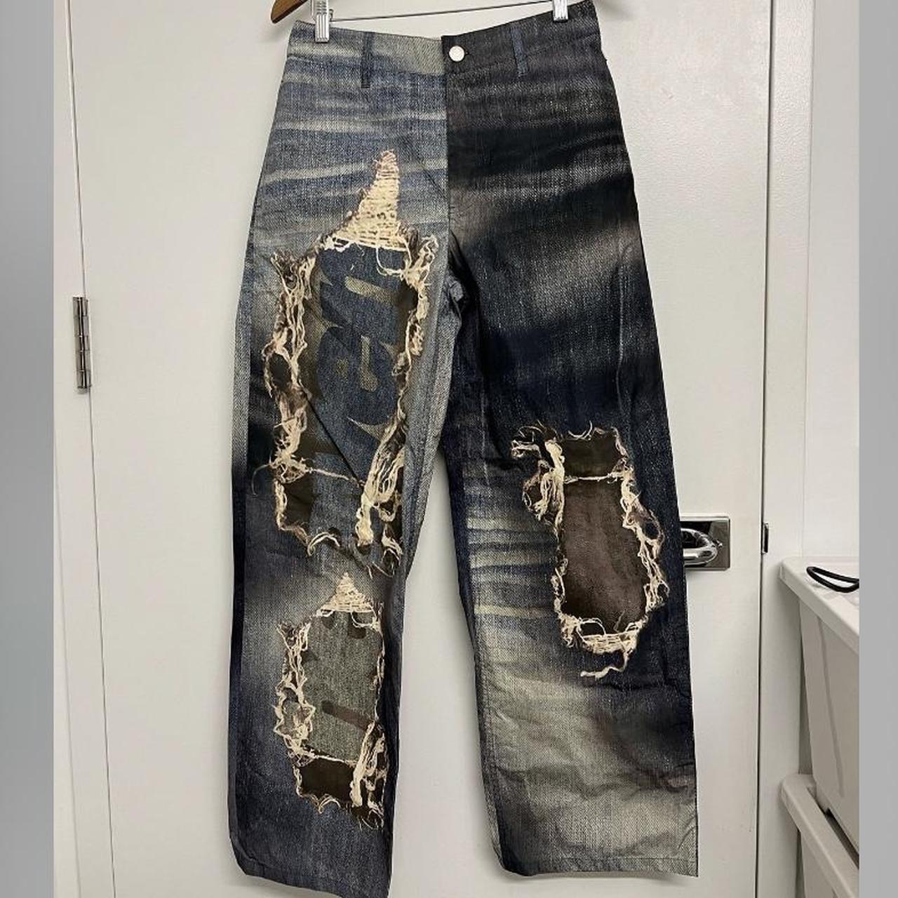 Bladee / Heaven by Marc Jacobs - Ripped Jeans ... - Depop