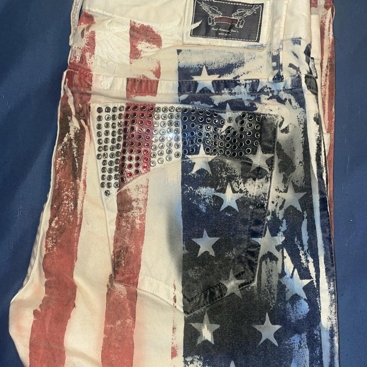 ROBIN JEANS - American 4th of July wash Size - 34  | Depop