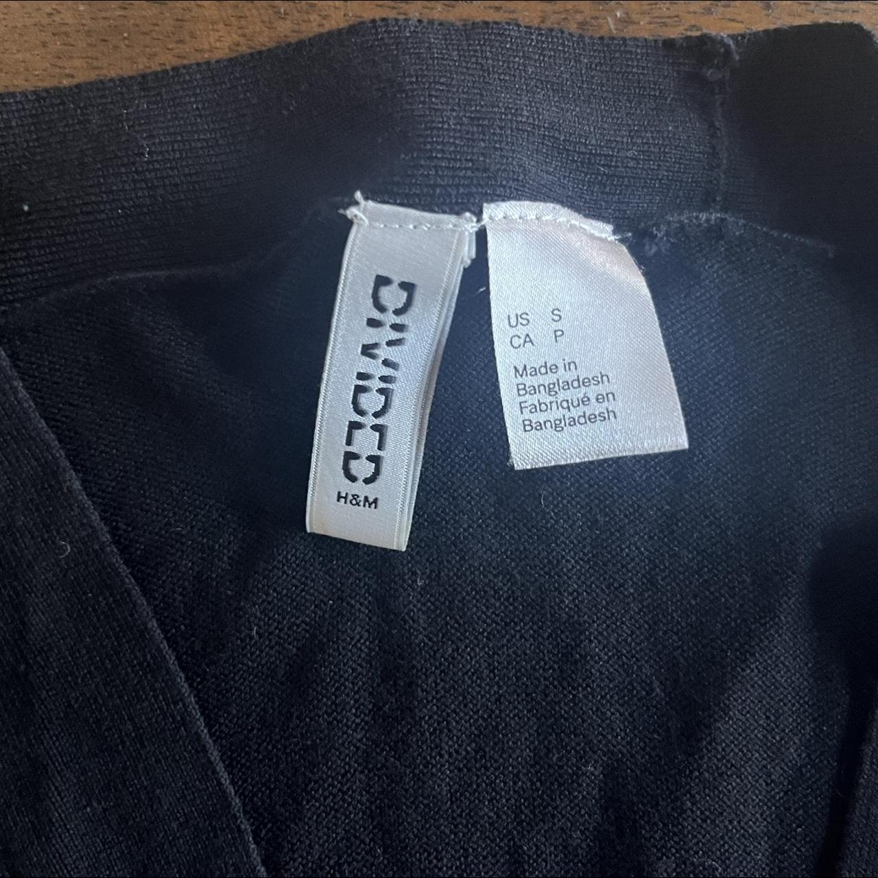 H&M Women's Black Cardigan Depop