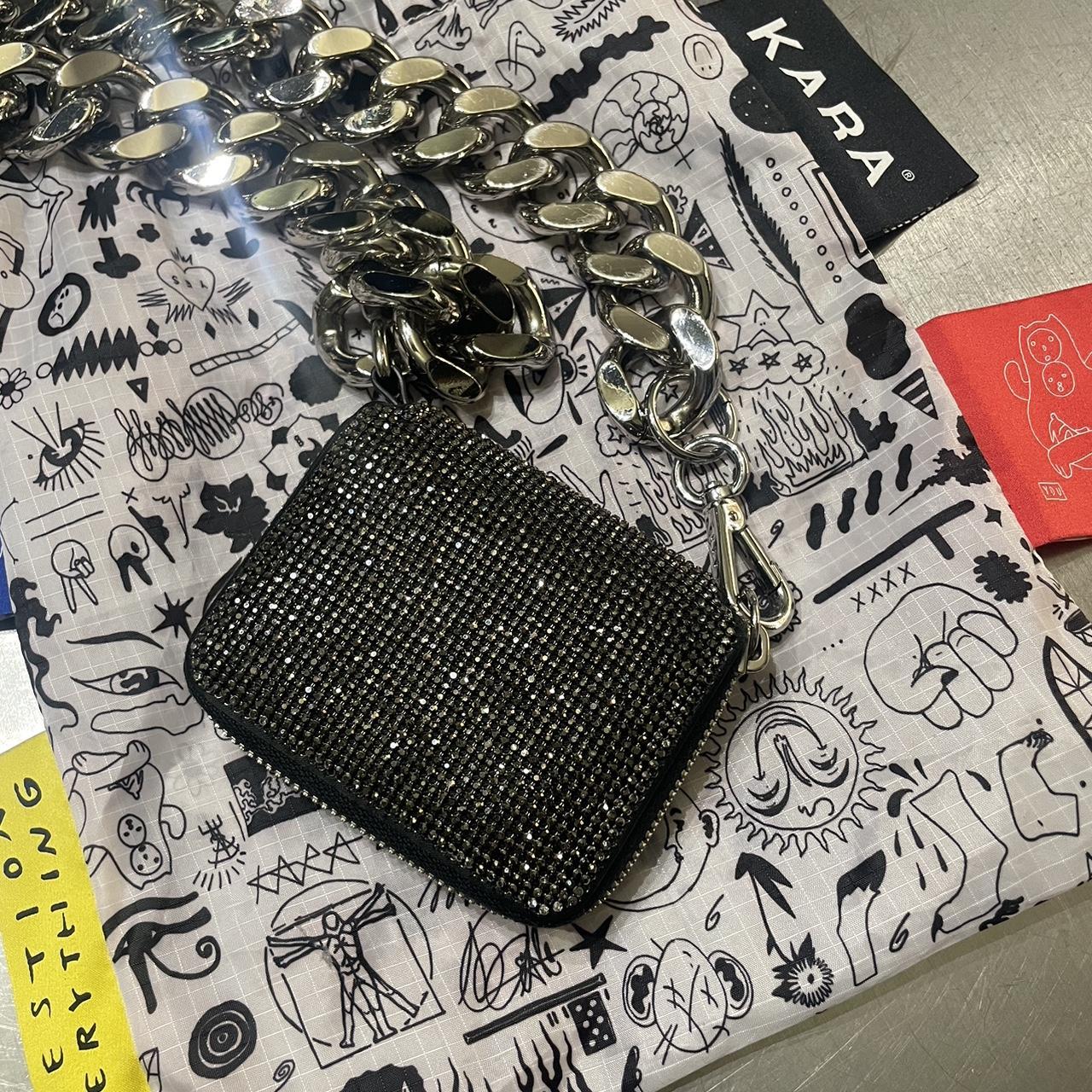 Kara's sold-out Crystal Mesh Bike Wallet Bag Depop