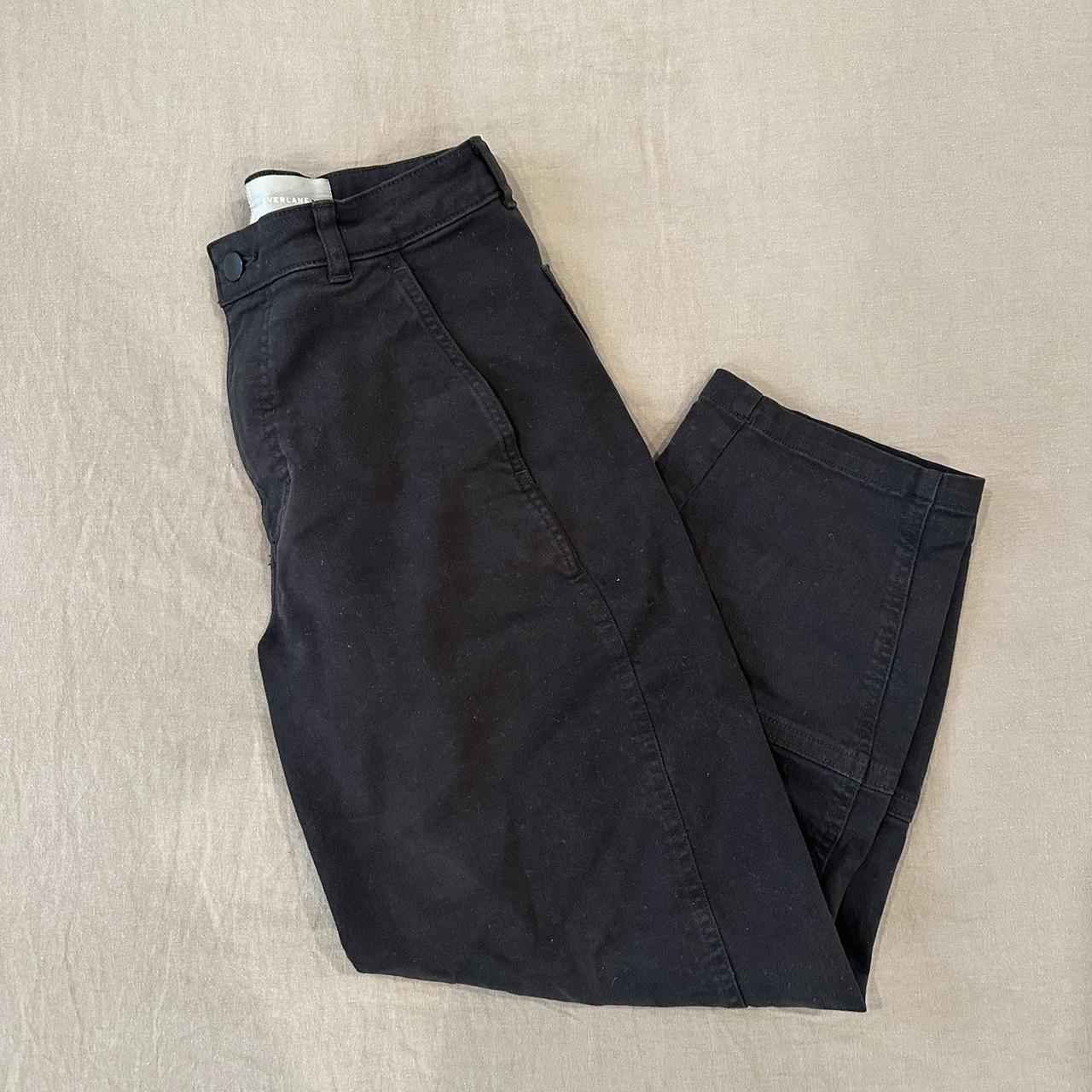 Everlane Women's Black Trousers | Depop