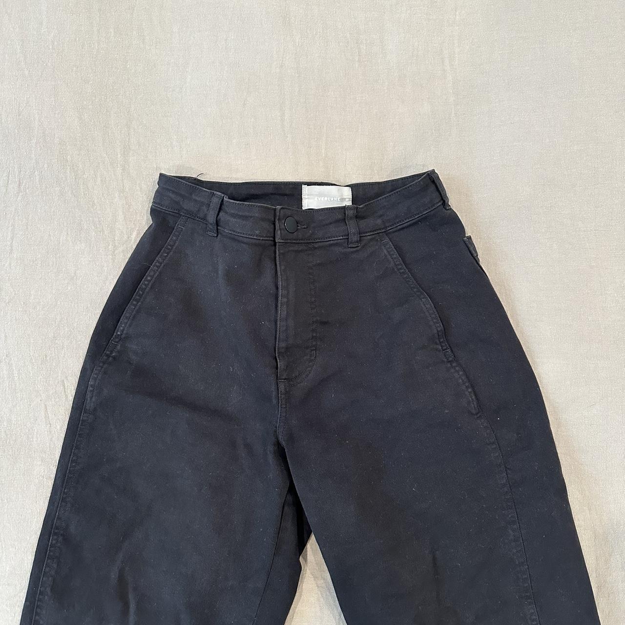 Everlane Women's Black Trousers | Depop