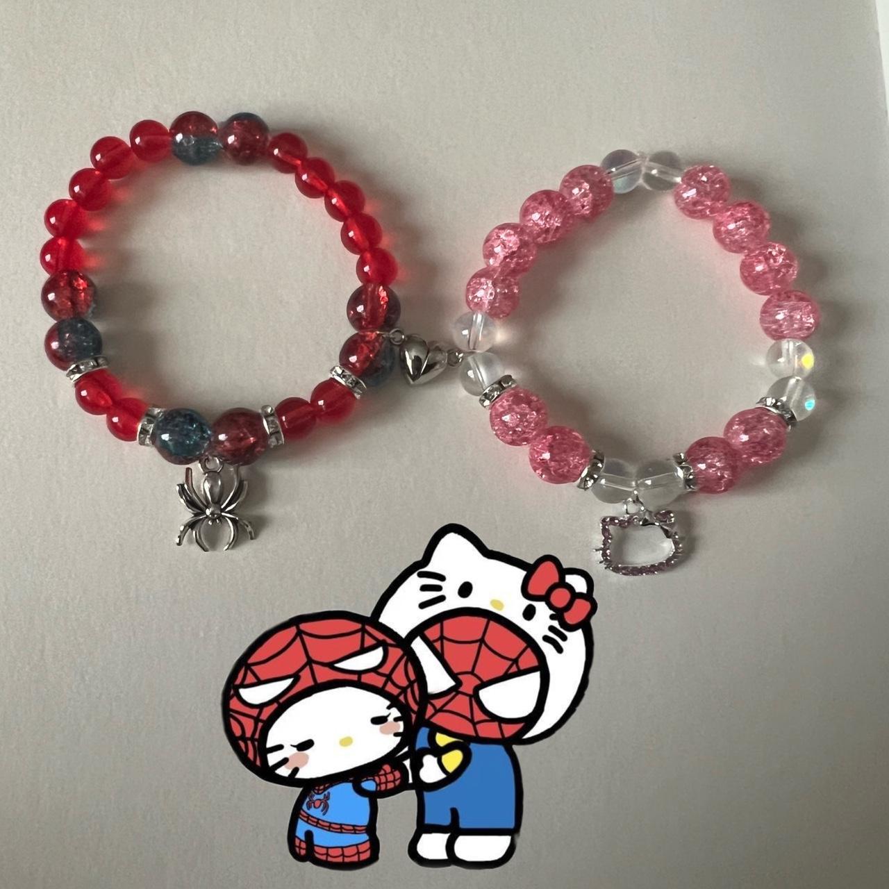 Hello kitty X Spidermen bracelets (Don’t pay on... - Depop