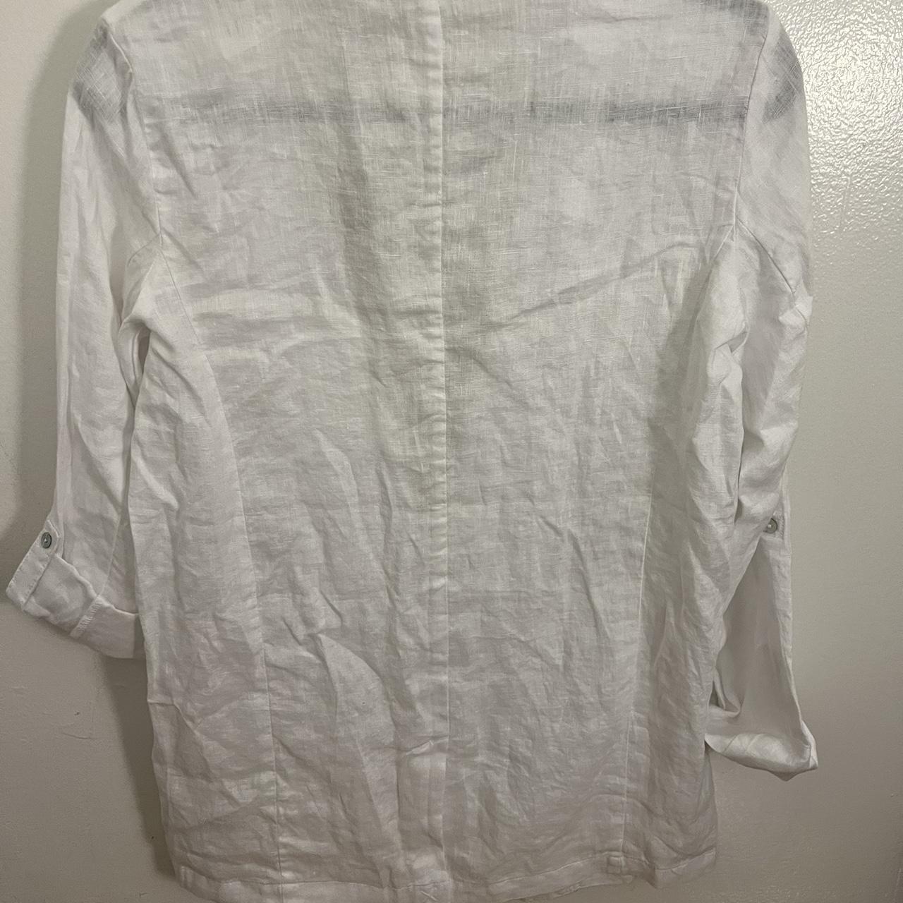 White linen clearance shirt christian grey