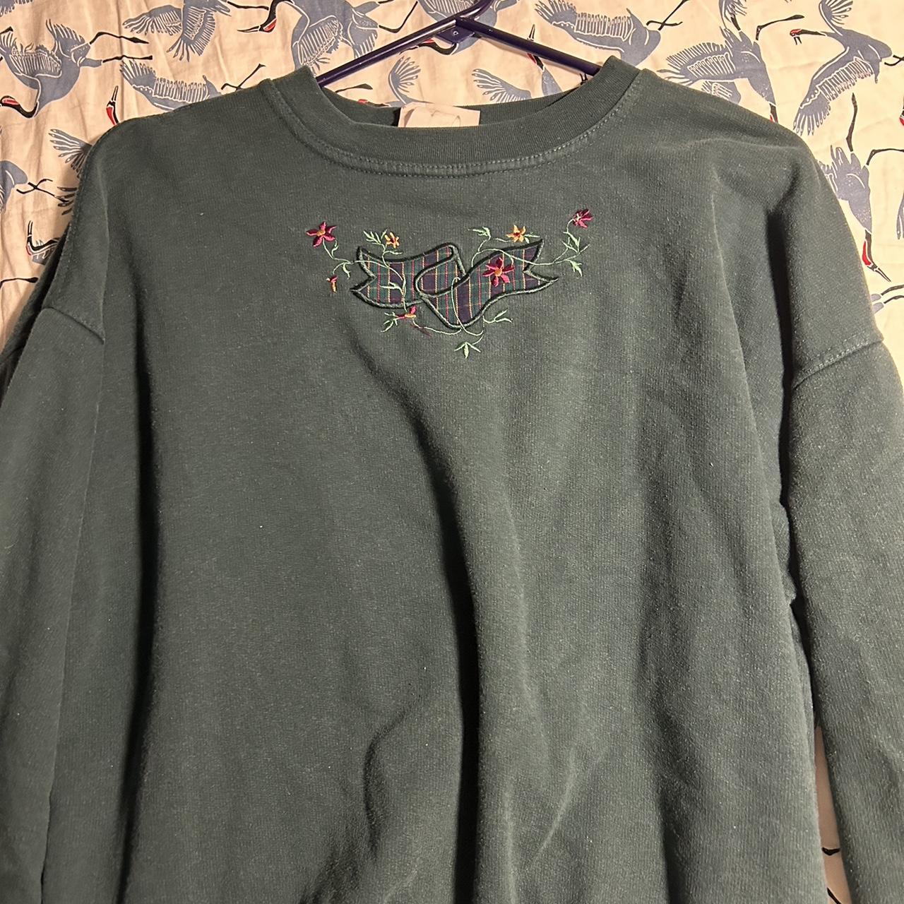 Northern Reflections Green Crewneck Cottage Depop