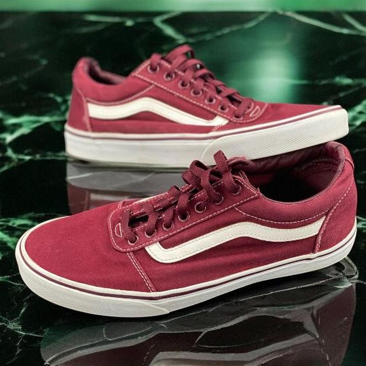 Vans Men's Sneakers Burgundy/Red US 10 – Vans Old Skool