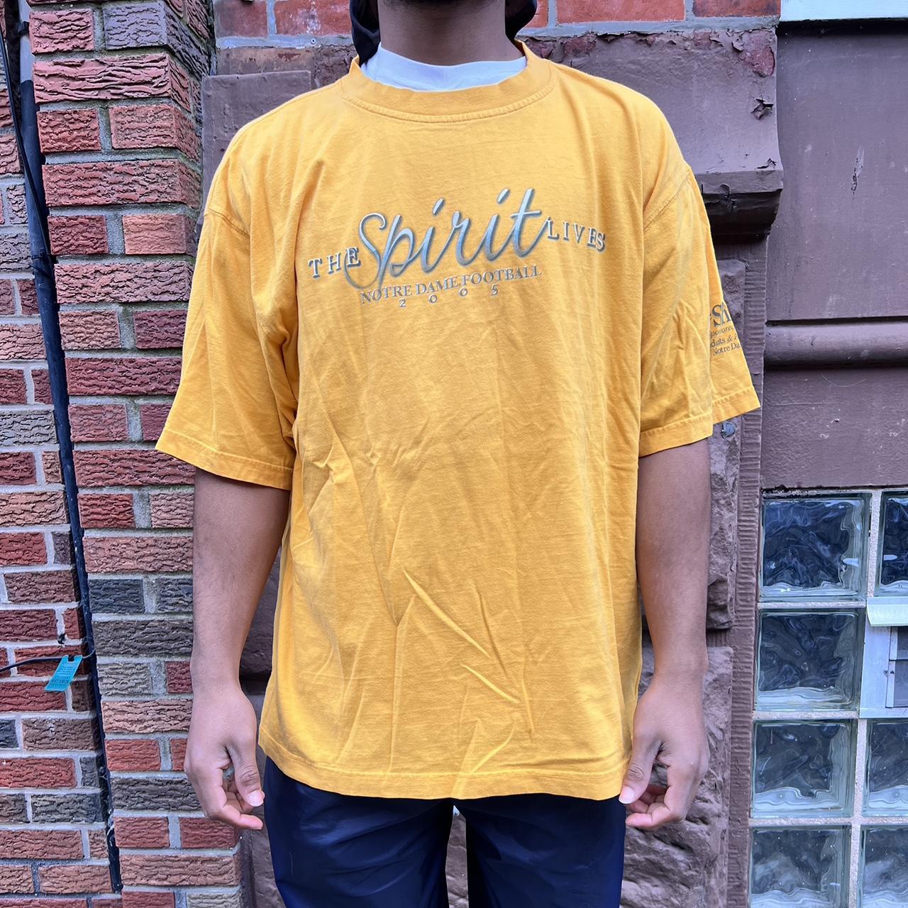 Vintage Men's T-Shirt - Yellow - M