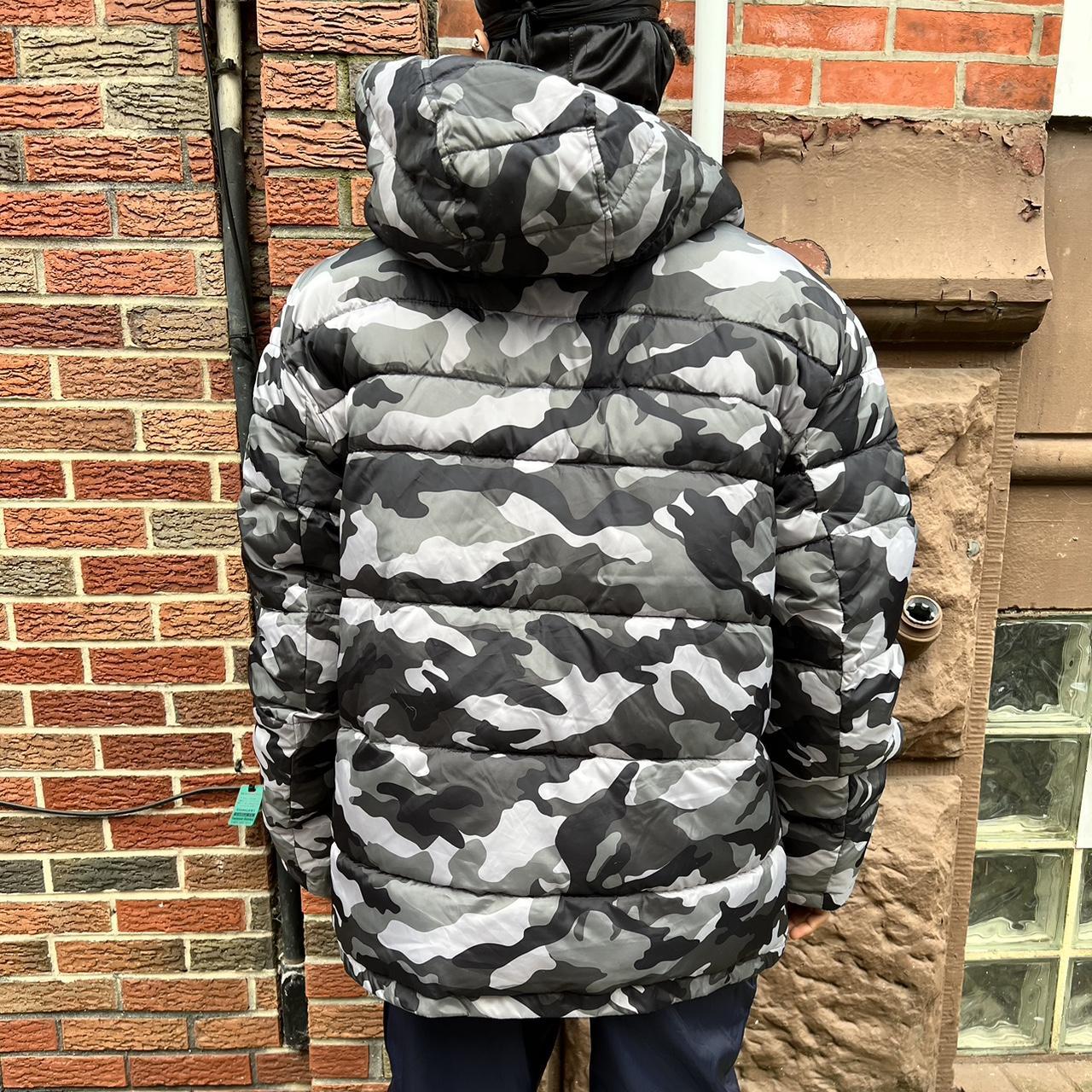 Tommy hilfiger camo on sale coat