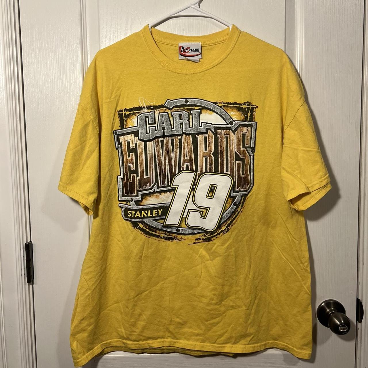 Carl Edwards Stanley 19 NASCAR T shirt dated... - Depop